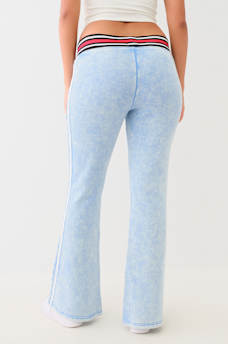 WASHED BOOTCUT TRACK PANT, image 4