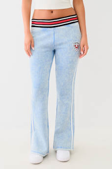 WASHED BOOTCUT TRACK PANT, image 1