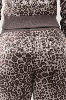 VELOUR LEOPARD TRACK PANT, image 5