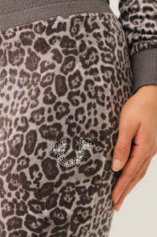 VELOUR LEOPARD TRACK PANT, image 6