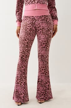VELOUR LEOPARD TRACK PANT, image 4