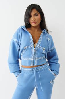 SUPER QT RELAXED ZIP HOODIE, image 2