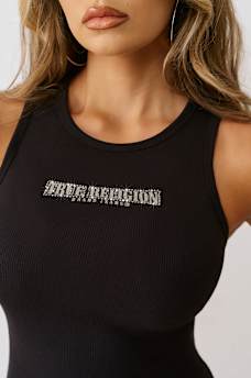 CRYSTAL BUDDHA RIBBED TANK, image 7