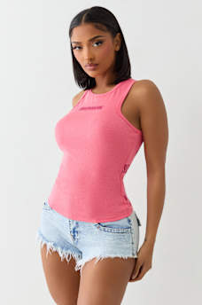 CRYSTAL BUDDHA RIBBED TANK, image 4