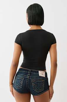 LOGO CHARM KEYHOLE TOP, image 4