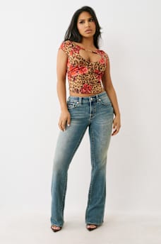LEOPARD KEYHOLE CHARM TOP, image 3