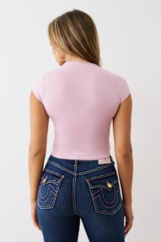 TWIST FRONT CAP SLEEVE TOP, image 5