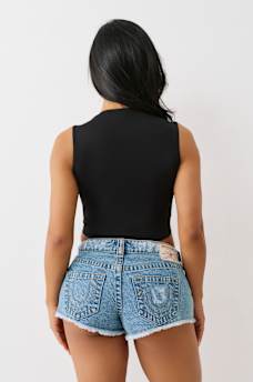 SQUARE NECK LOGO TANK TOP, image 5
