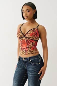 LEOPARD CAMI TOP, image 4