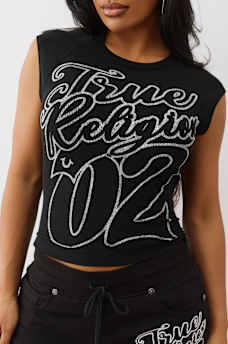 SPORTY RAGLAN RIBBED TOP, image 1