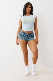 SPORTY RAGLAN RIBBED TOP, image 3