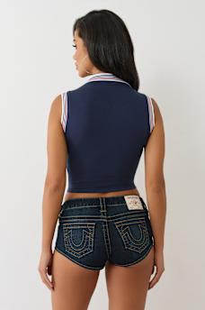 SPORTY TERRY POLO TANK, image 5