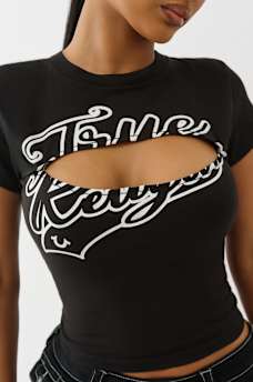 SPORTY FRONT CUT OUT TOP, image 1