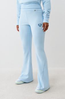 JOEY TERRY EMBROIDERED FLARE SWEATPANT, image 3