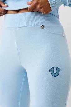 JOEY TERRY EMBROIDERED FLARE SWEATPANT, image 5
