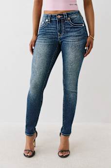 JENNIE MID RISE BUDDHA POCKET CURVY SKINNY JEAN, image 3