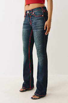 BECCA CRYSTAL HORSESHOE SUPER T BOOTCUT JEAN, image 4