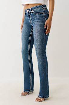 BILLIE CRYSTAL HORSESHOE SUPER T STRAIGHT JEAN, image 4