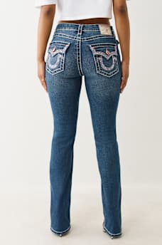 BILLIE CRYSTAL HORSESHOE SUPER T STRAIGHT JEAN, image 5