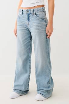 BOBBI MID RISE BIG T BAGGY JEAN, image 1