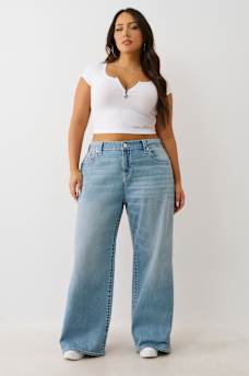 PLUS BOBBI BIG T MID RISE BAGGY JEAN, image 2