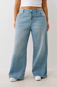 PLUS BOBBI BIG T MID RISE BAGGY JEAN, image 1