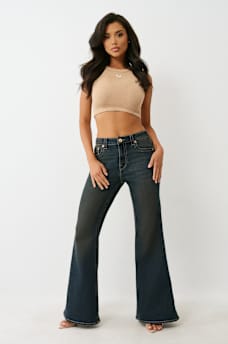 KATRINA HIGH RISE FLARE JEAN, image 1
