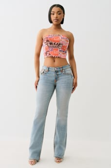 BECCA MID RISE SUPER T BOOTCUT JEAN, image 3