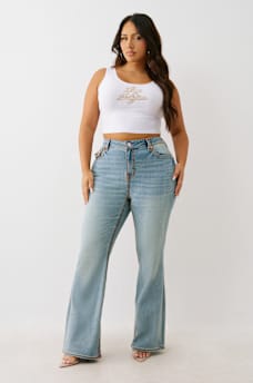 PLUS BECCA MID RISE SUPER T BOOTCUT JEAN, image 3