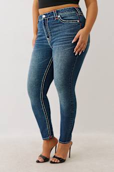 PLUS JENNIE MID RISE SUPER T CURVY SKINNY JEAN, image 4