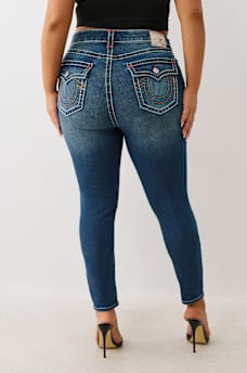PLUS JENNIE MID RISE SUPER T CURVY SKINNY JEAN, image 5