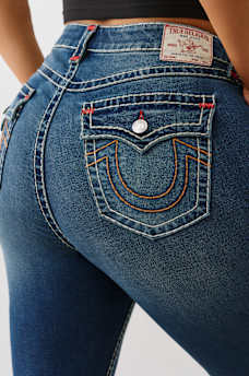 PLUS JENNIE MID RISE SUPER T CURVY SKINNY JEAN, image 1