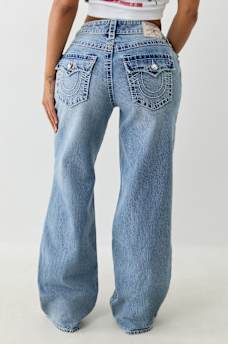 BOBBI CRYSTAL CUTOUT BIG T BAGGY JEAN, image 4