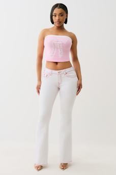 JOEY MID RISE BIG T FLARE JEAN, image 3