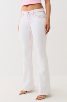 JOEY MID RISE BIG T FLARE JEAN, image 4