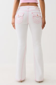 JOEY MID RISE BIG T FLARE JEAN, image 5