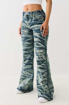 KATRINA HIGH RISE CRINKLE WASH RELAXED FLARE JEAN, image 3
