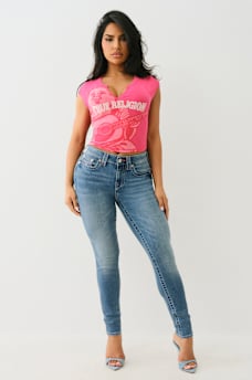 JENNIE ‘I LOVE TRUE RELIGION’ CURVY SKINNY JEAN, image 3