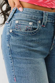 JENNIE ‘I LOVE TRUE RELIGION’ CURVY SKINNY JEAN, image 6