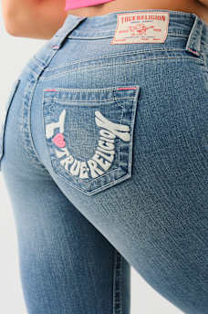 JENNIE ‘I LOVE TRUE RELIGION’ CURVY SKINNY JEAN, image 1