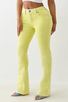 BECCA MID RISE BIG T BOOTCUT JEAN, image 3