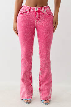 BECCA MID RISE BIG T BOOTCUT JEAN, image 1