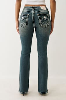 BECCA MID RISE BIG T BOOTCUT JEAN, image 5
