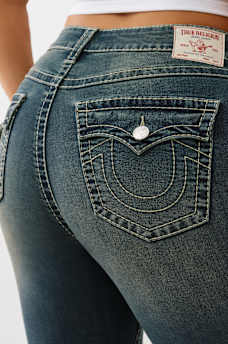 PLUS BECCA MID RISE BIG T BOOTCUT JEAN, image 5