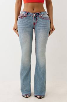 JOEY LOW RISE SUPER T FLARE JEAN, image 4