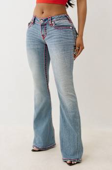 JOEY LOW RISE SUPER T FLARE JEAN, image 6