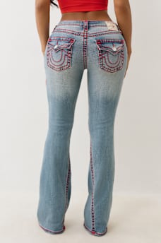 JOEY LOW RISE SUPER T FLARE JEAN, image 7