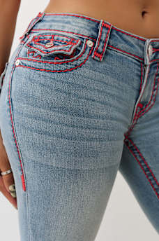 JOEY LOW RISE SUPER T FLARE JEAN, image 8