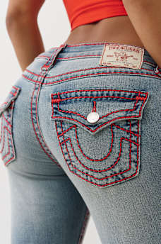 JOEY LOW RISE SUPER T FLARE JEAN, image 1