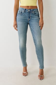 JENNIE BIG T BRAIDED HORSESHOE CURVY SKINNY JEAN, image 2
